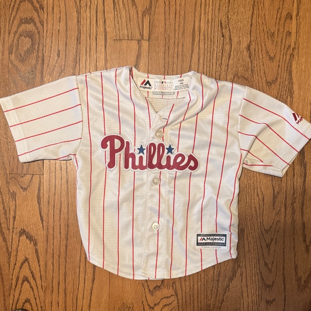 Kids Phillies Harper Jersey